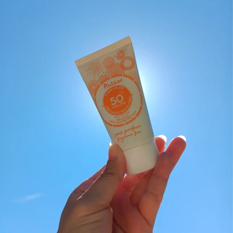 Sonnenschutz-Fluid für das Gesicht SPF50+ ohne Parfum